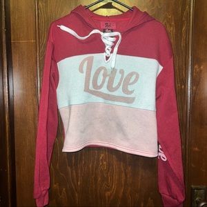 cropped hoodie sweater